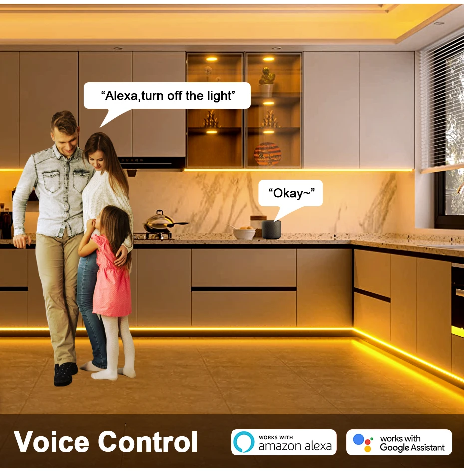220V COB LED-Streifen 288LEDs/m IP65 Wasserdicht Tuya WiFi Bluetooth-Steuerung Fernbedienung Selbstklebend Flexibles Band mit EU-Stecker Dekoration – Detail 13