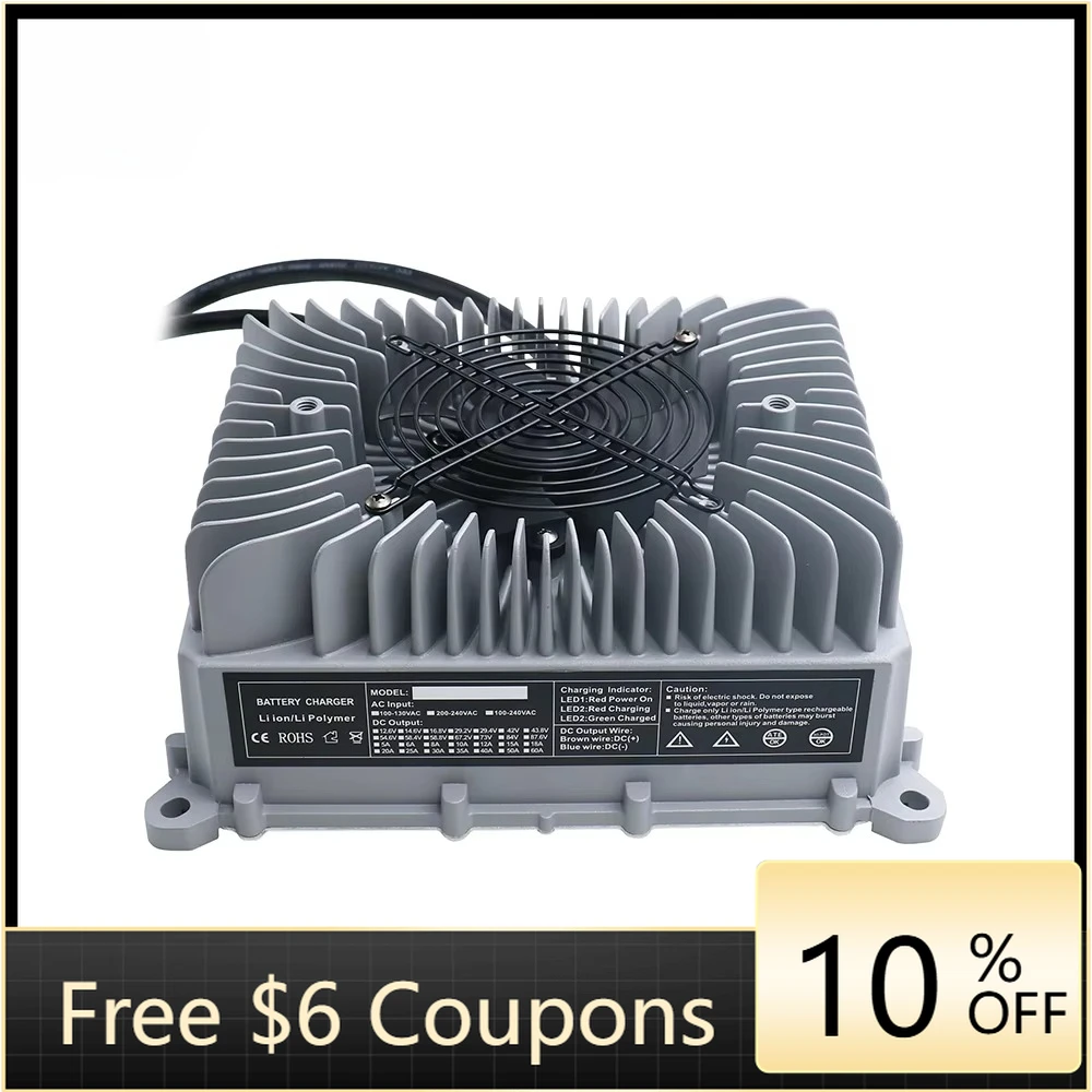 

STLF high qualityHousehold 2000w 48v Forklift Battery Charger 40a for Gel Lithium Lifepo4 Lead Acid Batteries