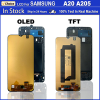 AAA+++ For Samsung Galaxy A20 LCD Touch Screen Digitizer Assembly Replacement Parts For Samsung A20 A205 LCD A205F LCD Display
