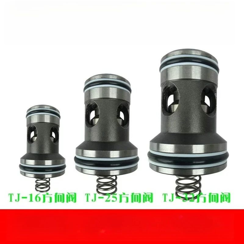2‑Way Logic Valve Core TJ‑16 TJ‑25 TJ‑32 TJ‑40 TJ‑50 Hydraulic Directional Insert Spare Element