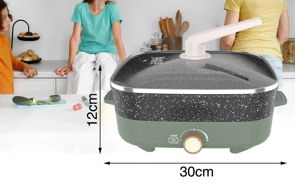 British Standard European Standard Pot Barbecue Multi-Functional High Temperature Resistance Electric Food Warmer