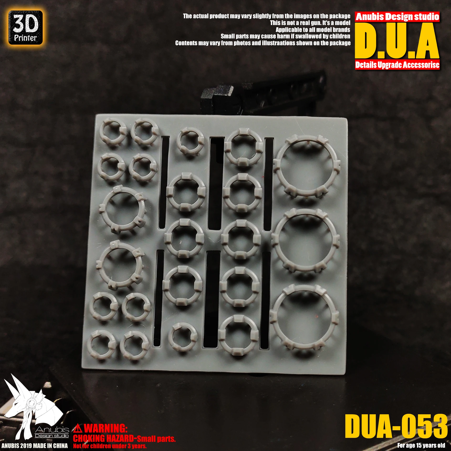 ANUBIS DUA053 RG Sazabi Spout 3D Printed Supplement Parts for Model Build Details Upgrade Accessories Hobby DIY Assembly