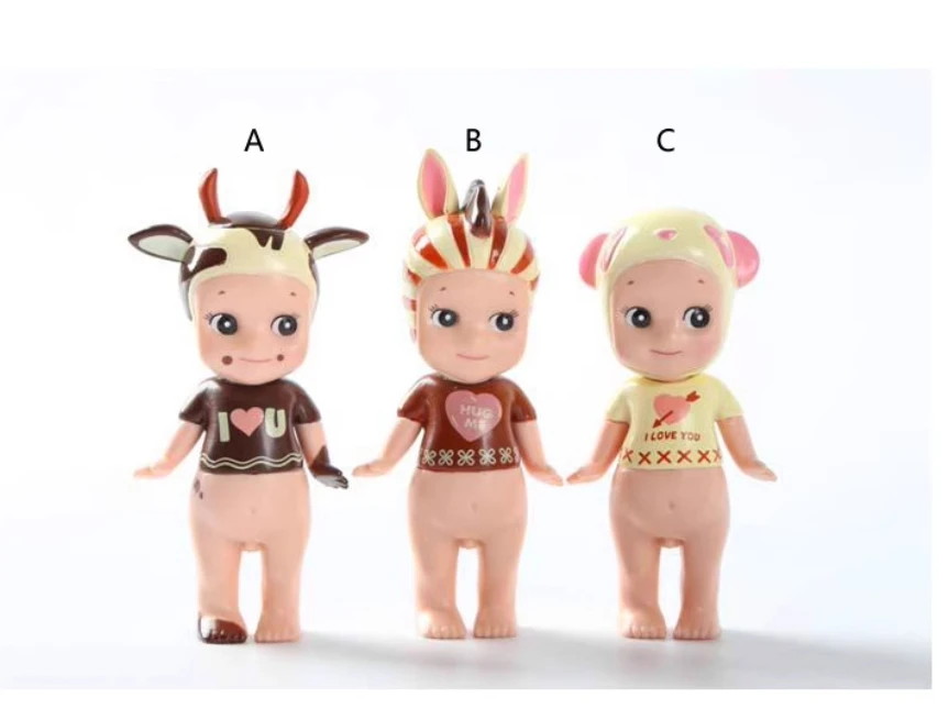 6pcs/ a lot  Animal Angel Series Angel Baby Dolls Mini FigureToys
