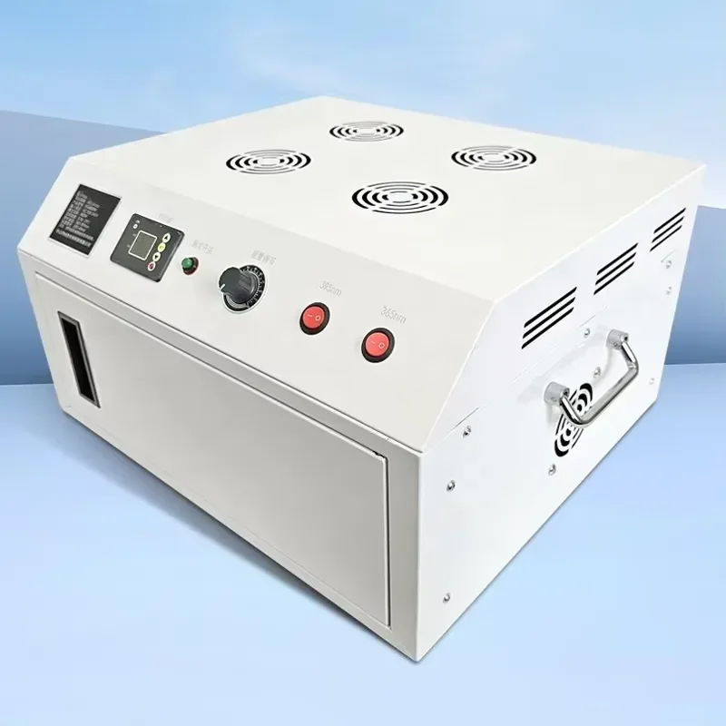 2026 New, High Quality, High-Energy UV Curing Box with Power Regulator and Timer LED Drying Chamber for UV Coating 3D