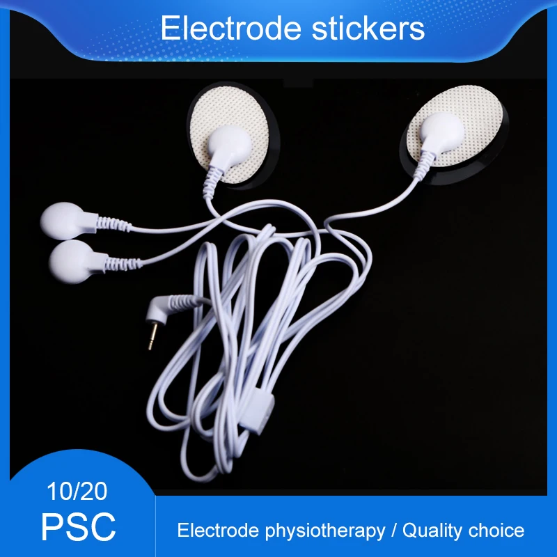 10/20pcs Electrode Sticker Acupuncture Therapy Massage  for Tens Acupuncture Adhesive Gel Massager Sticker Slimming Lose Weight