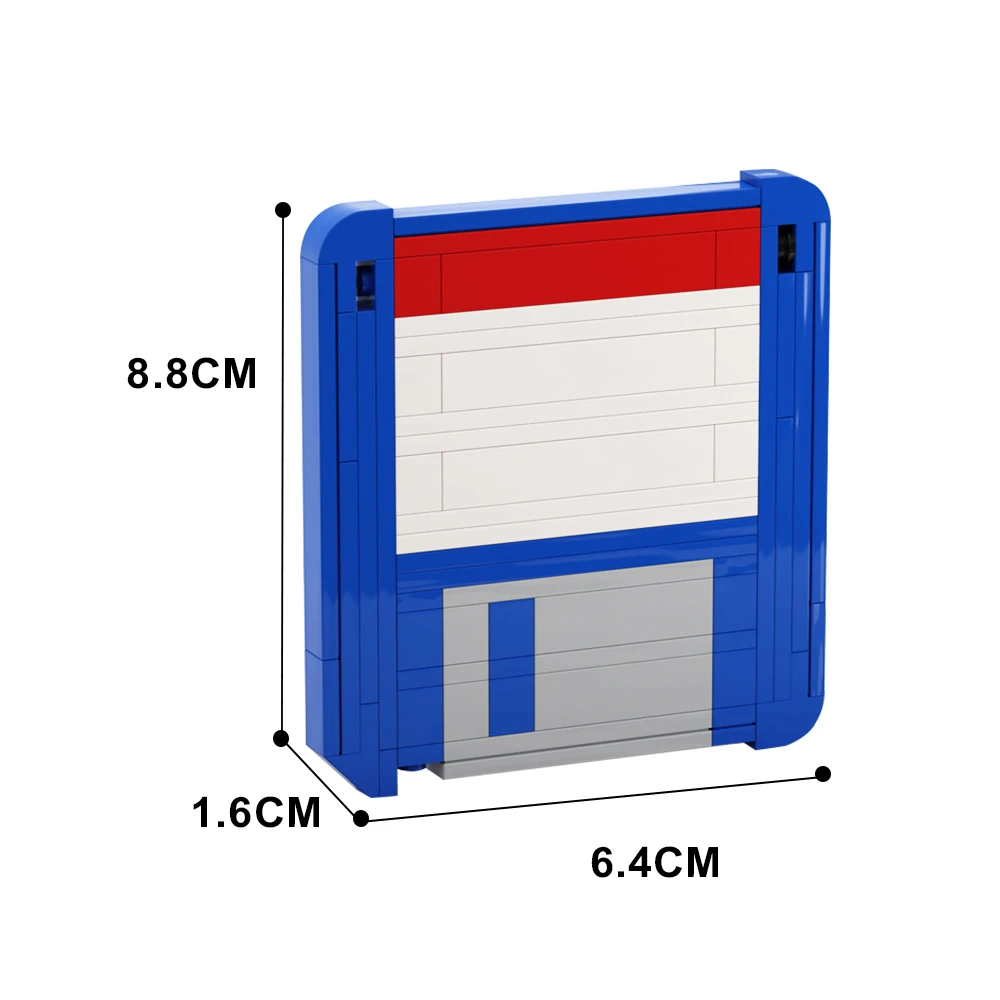 Gobricks MOC Idea CD Drive Save Icon Floppy Disk Update Building Block set DVD Burning Model Education Brick Toy Children Gift