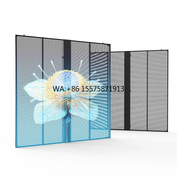 Innovative Transparent Led Panel P3.9-7.8 Led Transparent Screen Display P2.6-5.2 Pantallas Led Flexibles Y Transparentes