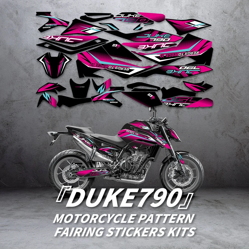 

Used For KTM DUKE 790 Pattern Printing Stickers Kits Motorcycle Accessories Protection And Decoration Various styles