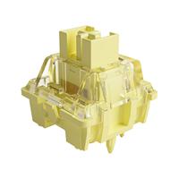 Akko V3 Pro Cream Yellow Switches 5 Pin 50gf  Dustproof Stem Linear Switch Compatible with MX Mechanical Keyboard (45 pcs)