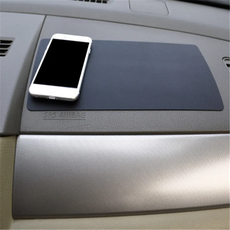 Big Car Dashboard Sticky Anti-Slip PVC Mat Silicone Anti-Slip Storage Mat Pads Non-Slip Sticky Pad For Phone Key Holder