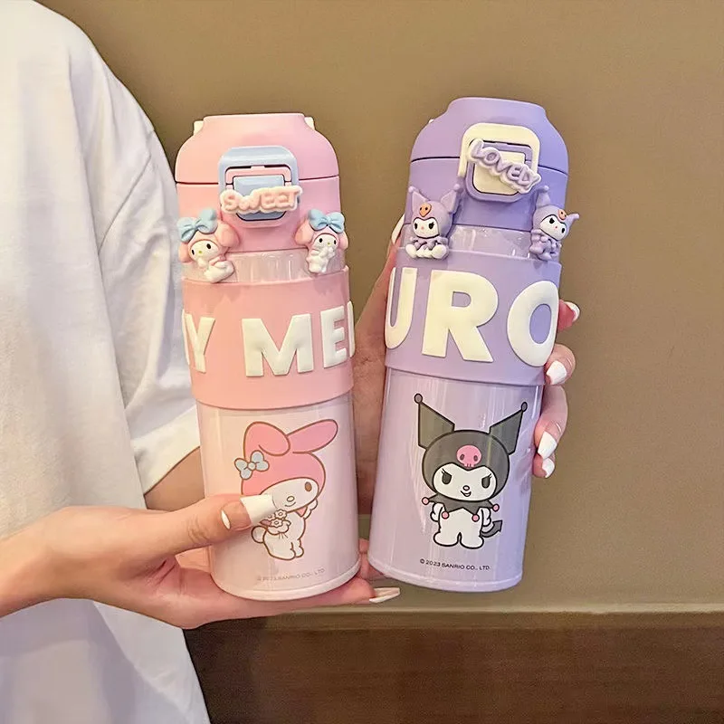 Sanrio Thermos Cup Student Water Cup Direct Drinking Cup Office Home Portable Cup