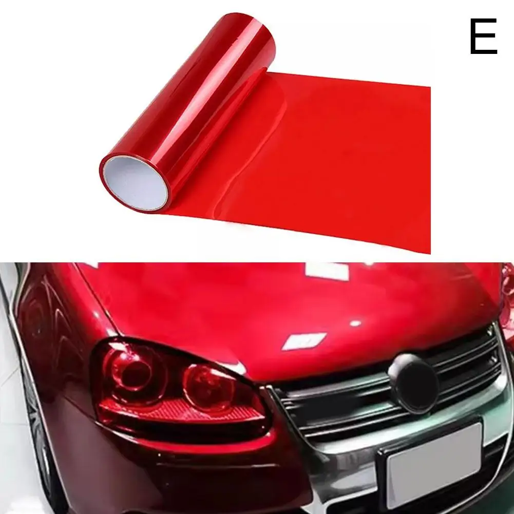 Car Headlight Taillight Protective Film Tint Vinyl Film Auto Lamp Film Sticker Sheet Color-Changing Smoke Matt Rear Fog Stickers
