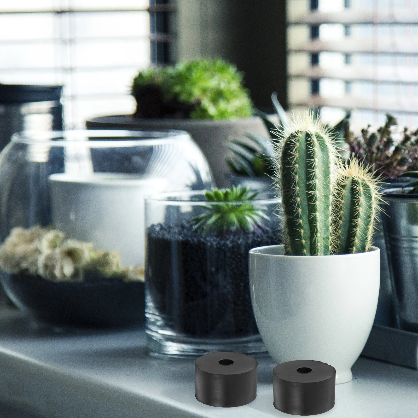 

8pcs Pot Cushion Rubber Shock Absorber Pads Plant Pot Feet For Outdoor Planters Risers for Outdoor Garden Pots Feet 50mm 30mm