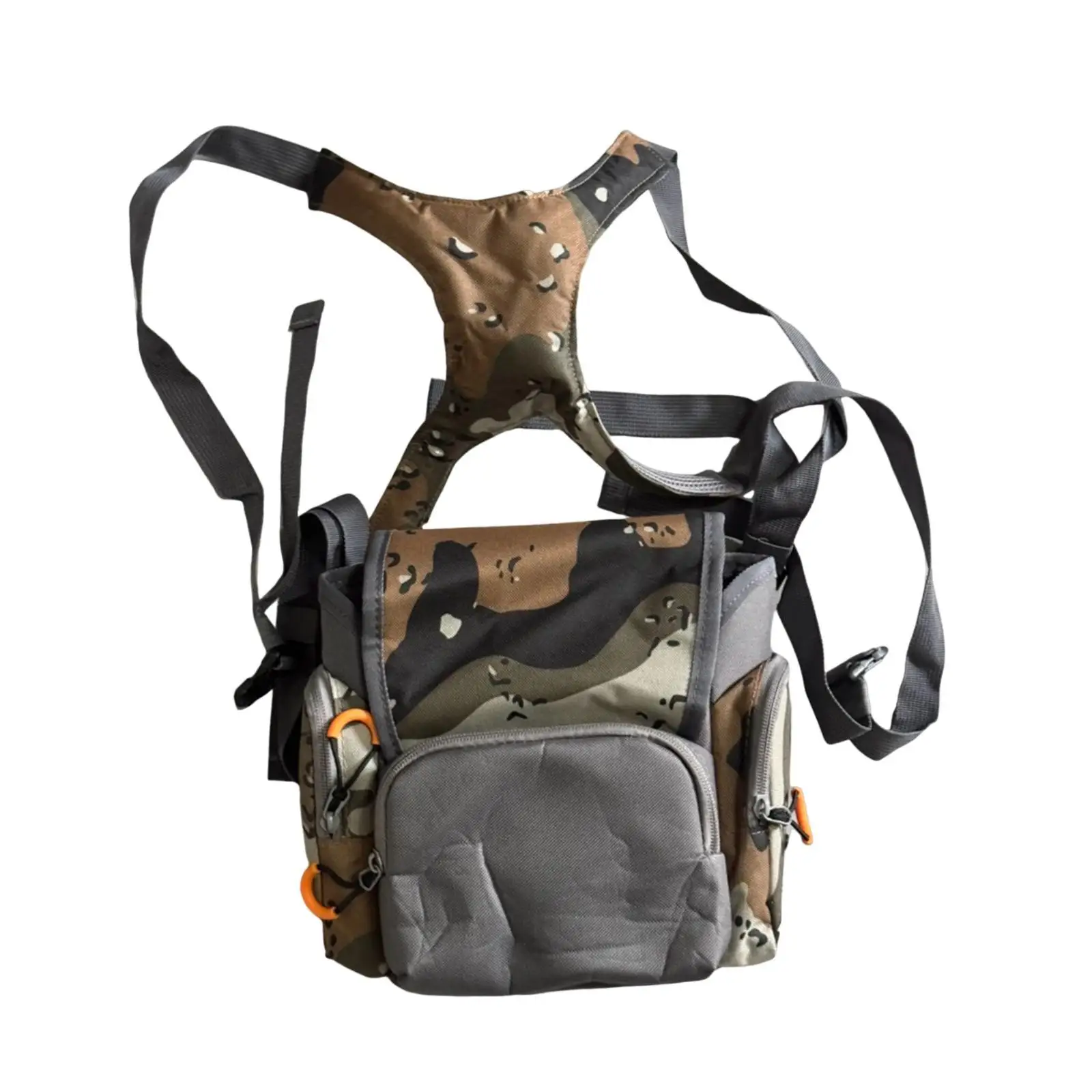 Binocular Harness Chest Pack Multi Pocket Easy to Carry Storage Carrier Pack 3