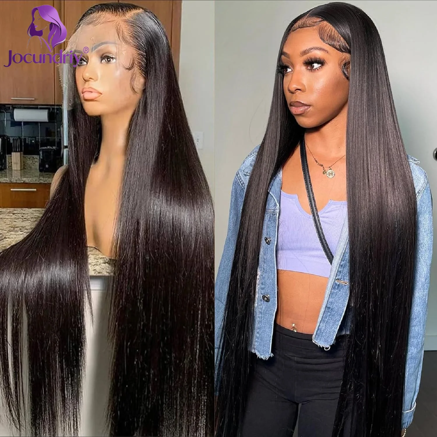 

Straight 13x6 Lace Front Wigs Human Hair 13x4 Transparent Lace Frontal Wigs Human Hair 200% Density Glueless Wigs Human Hair