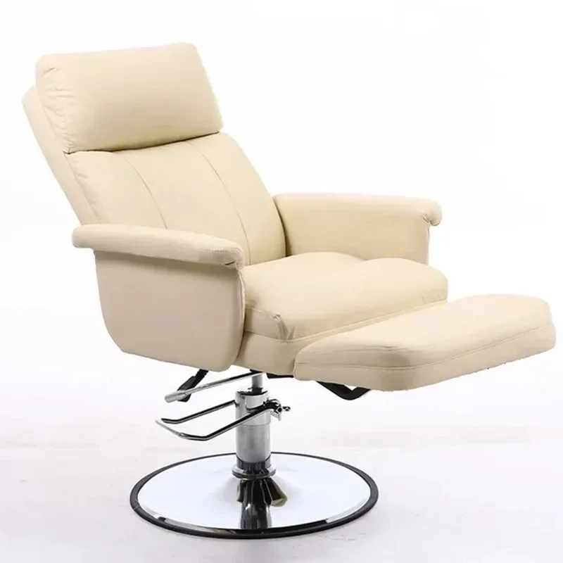 

Beauty Chair Can Lie Down Facial Mask Bar Stools Experience Chair Lift Sedentary Embroidery Eyelash Nail Flat Salon Furniture