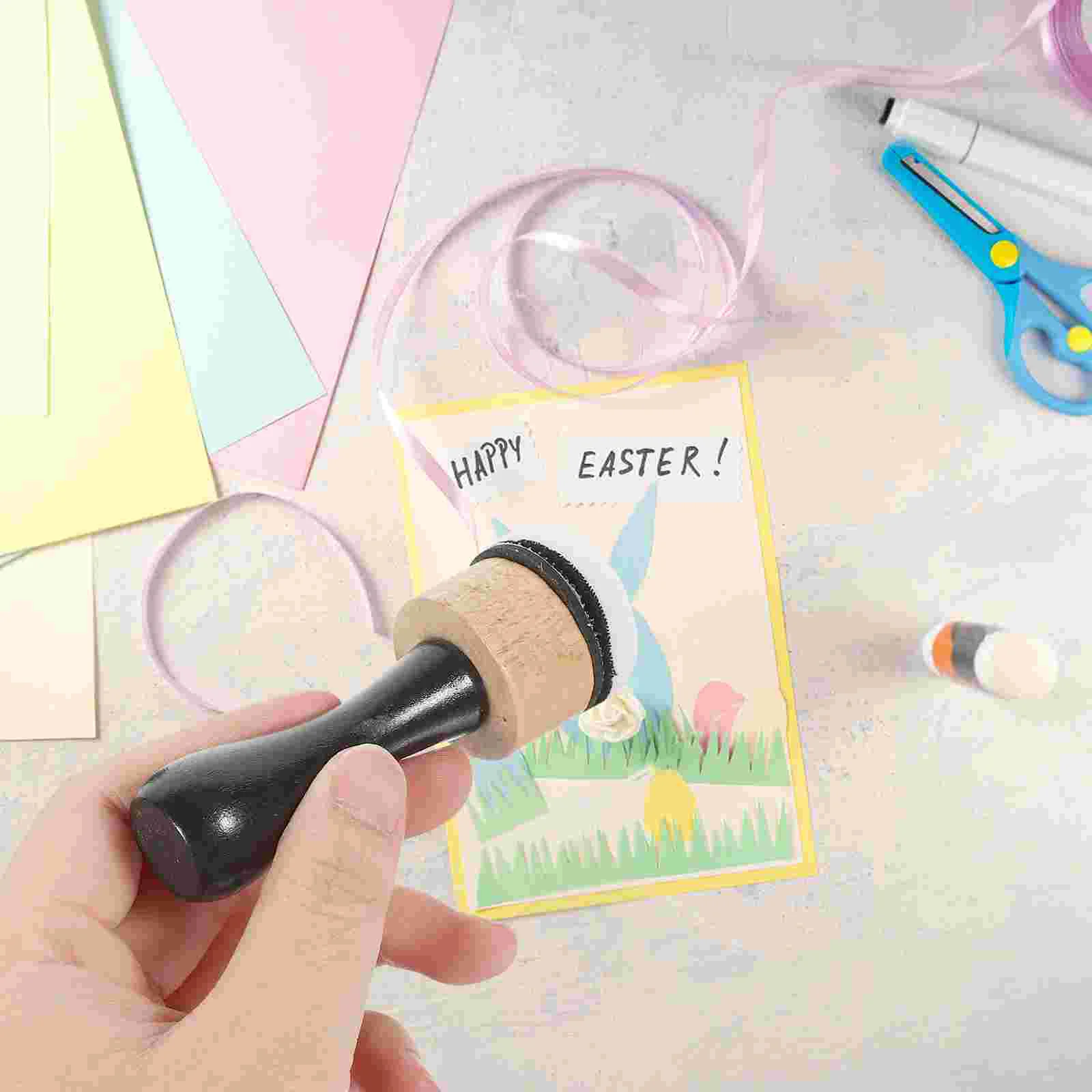 Mini Blending Shutter Seal Ink Brushes Tools Round Sponge Stamper for Painting Small Crafts Sponges