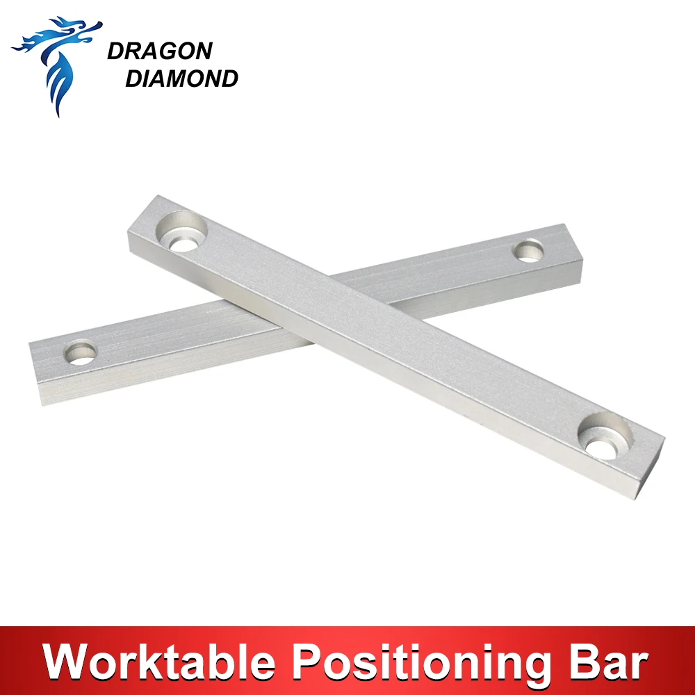 Worktable Positioning Bar Aluminium Plastic Material 125*12mm 136*15mm For DIY Fiber Marking Co2 Marking Engraving Machine