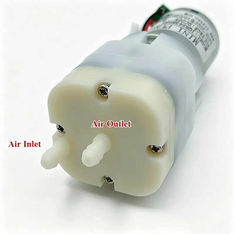 JQB2438 370 Diaphragm Pump DC 12V-24V 32mm Air Vacuum Oxygen Large Flow for Massager Aquarium 1PCS