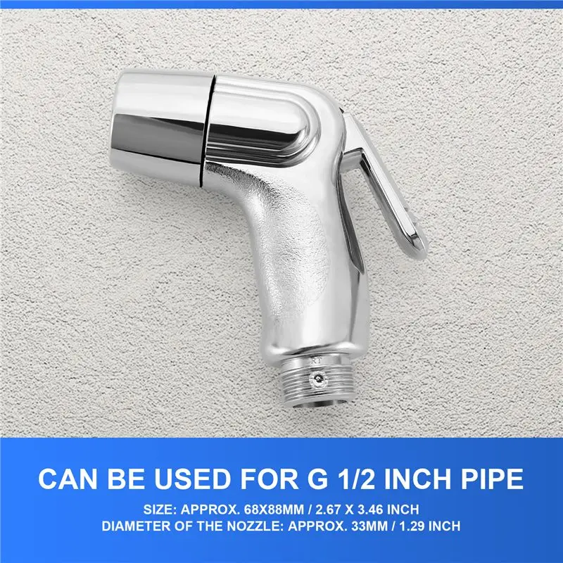 New Shown-Shower Mixer By Hand Intimate Hygiene In ABS For Bathroom Toilet-Chrome