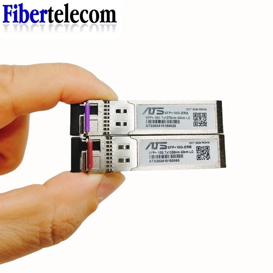 10G 40KM SFP Module WDM Bidi SFP+ Transceiver Optical Fiber Module 1270nm/1330nm LC Simplex Fiber SFP Module with Cisco/Mikrotik