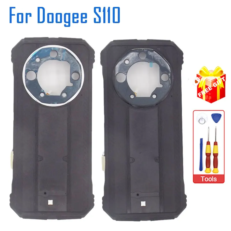 

New Original DOOGEE S110 Battery Cover Back Cover With Fingerprint Receiver Power Volume Cable Flex FPC For DOOGEE S110 Phone