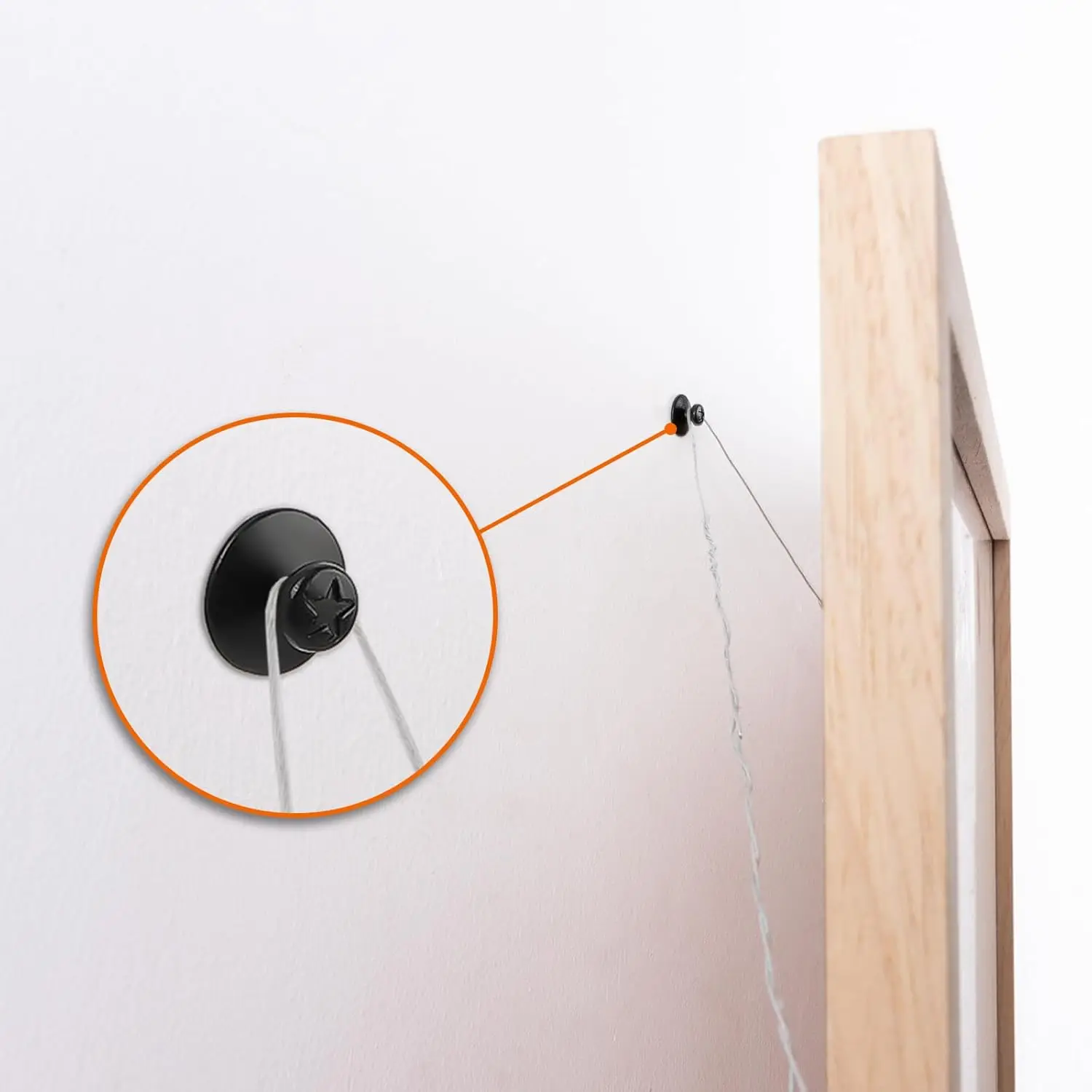 20Pcs Picture Hangers Nails Long Thumb Tacks Wall Nails,Hanging Pictures Push Pins Hooks for Drywall Photo Office Home Decor image 5