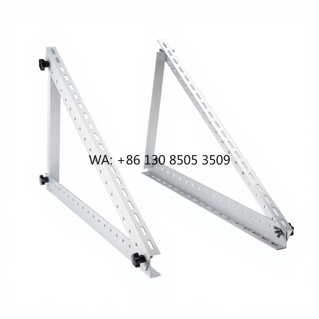 Adjustable Aluminum Alloy Triangle Roof Solar Mounting Bracket Hot-Dip Galvanized Surface Easy Install EPR EPR-R013 15+ Year