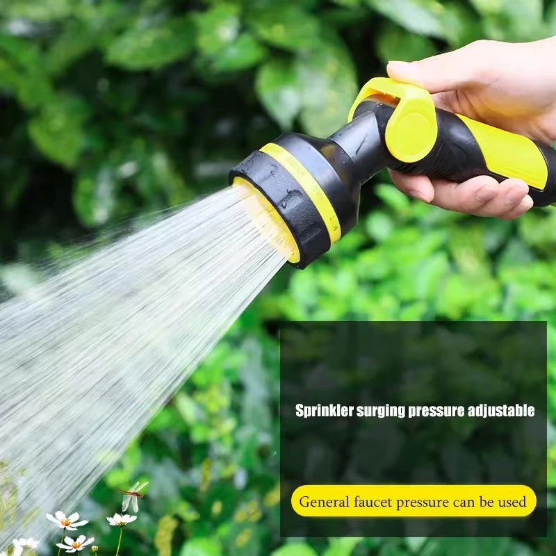 Pistola de lavado a presión multifuncional portátil, 10 modos, aspersor de jardín, pistola de agua de alta presión pesad