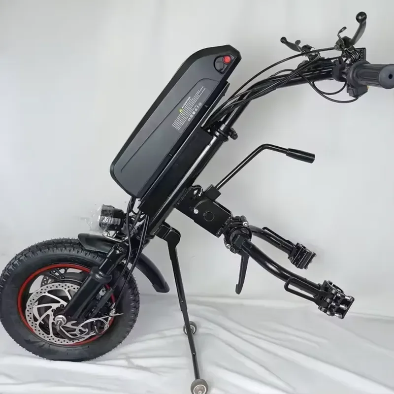 Electric Folding Wheelchair Remote Control Lightweight Portable Mobility Aid for Elderly Disabled Power Chair with Joystick