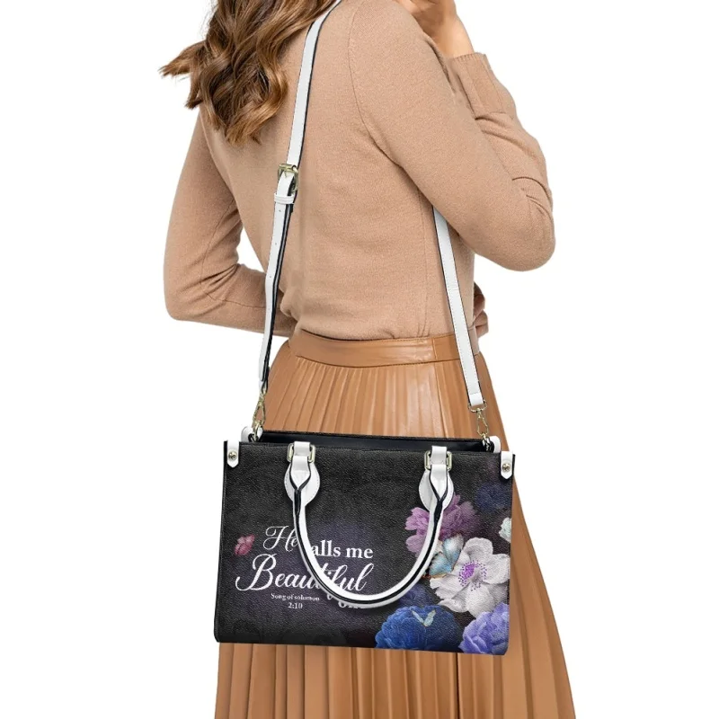 Bolsos personalizados Solomon He Calls Me, bolsos cruzados hermosos para mujer, bolsos casuales para mujer, bolsos de mano femeninos