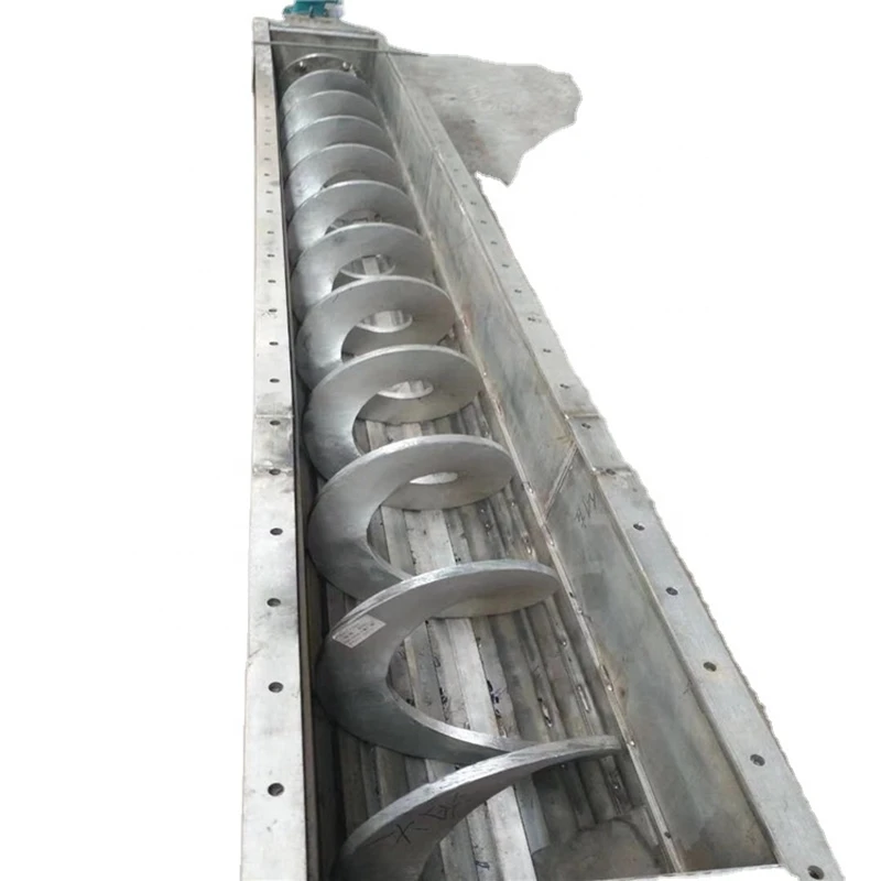 Factory Supply Shaftless Horizontal Screw Conveyors