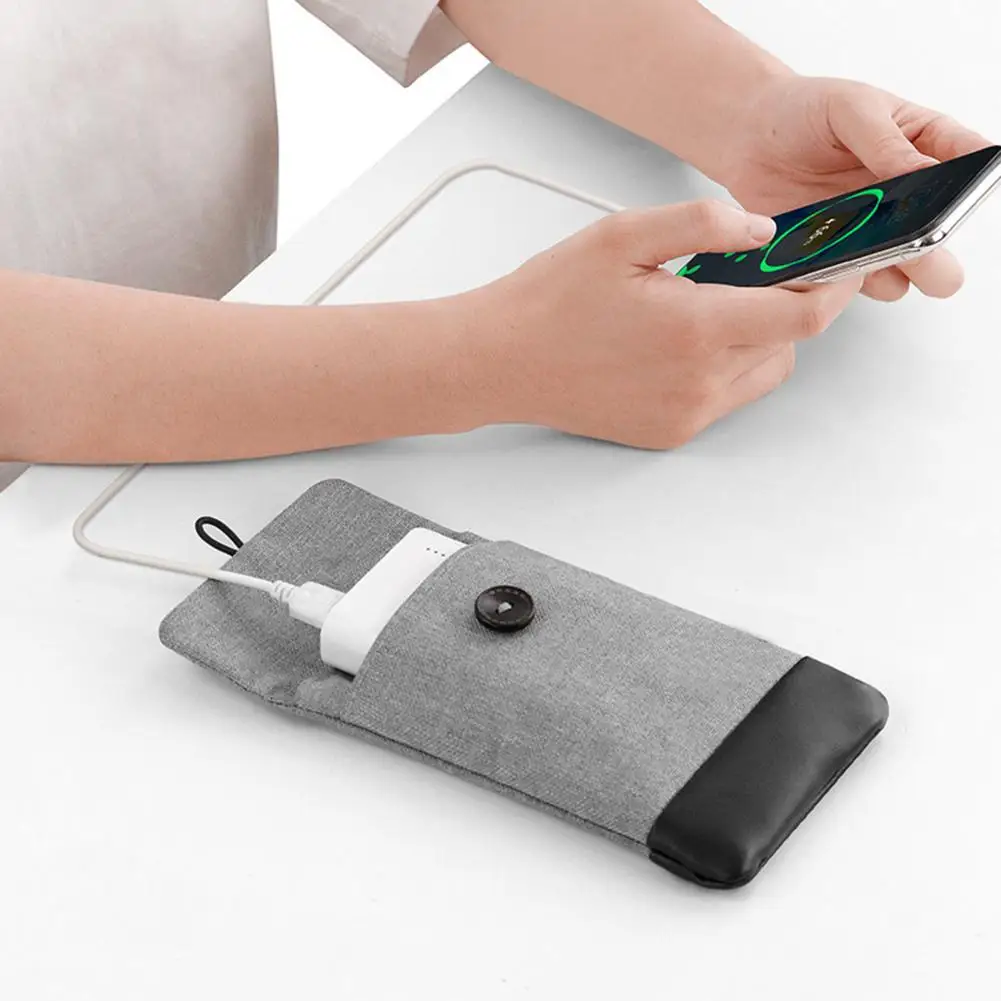 Torba do przechowywania Power Bank Wielofunkcyjna, pyłoszczelna tkanina Oxford Kabel do transmisji danych Torba ochronna Power Bank Akcesoria do telefonu