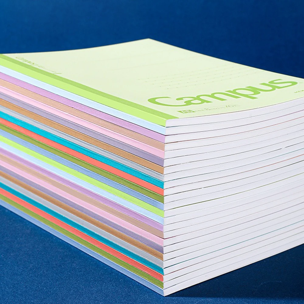 4 szt. Notatniki KOKUYO Campus, bezszwowe, format A5/B5, 40 stron, gruby papier, dziennik dla dzieci, artykuły szkolne i biurowe — zdjęcie produktu 4