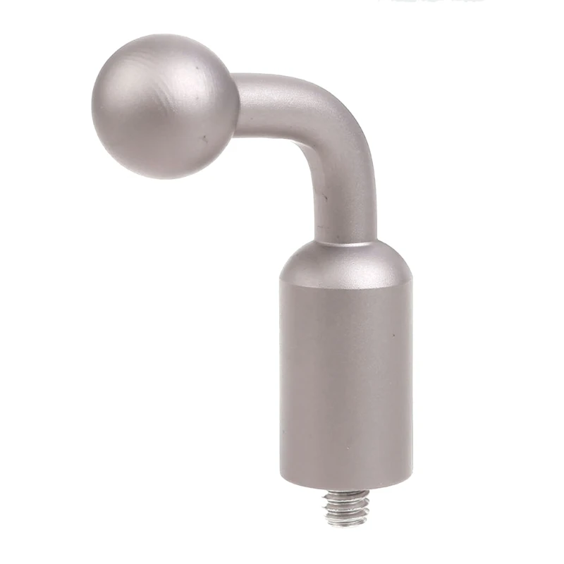 Convenient 17.5mm Ball Head Connectors 17mm Ball Head Adapters with 1/4inch Thread Aluminum for Phone Tablets Support