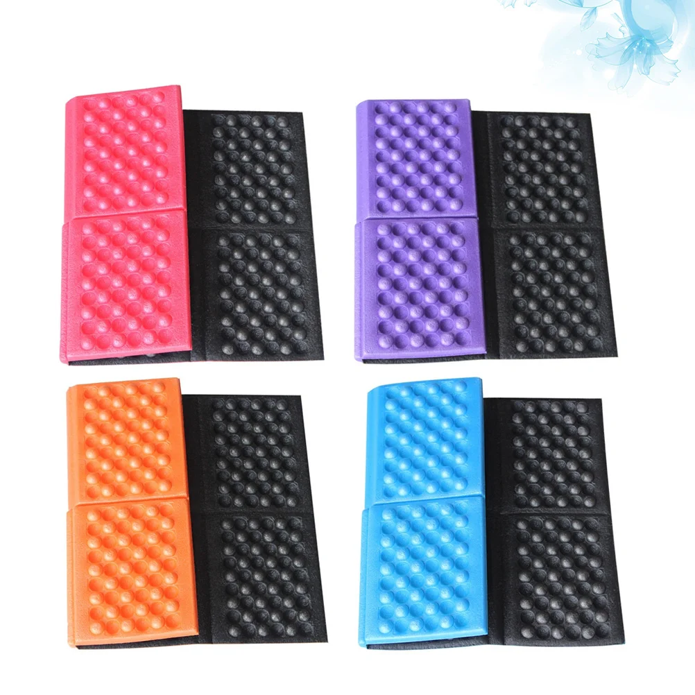 

4Pcs Waterproof Dampproof Mat Xpe Foldable Lightweight Picnic Blanket for Beach Hiking Outdoor Travel Camping Pad