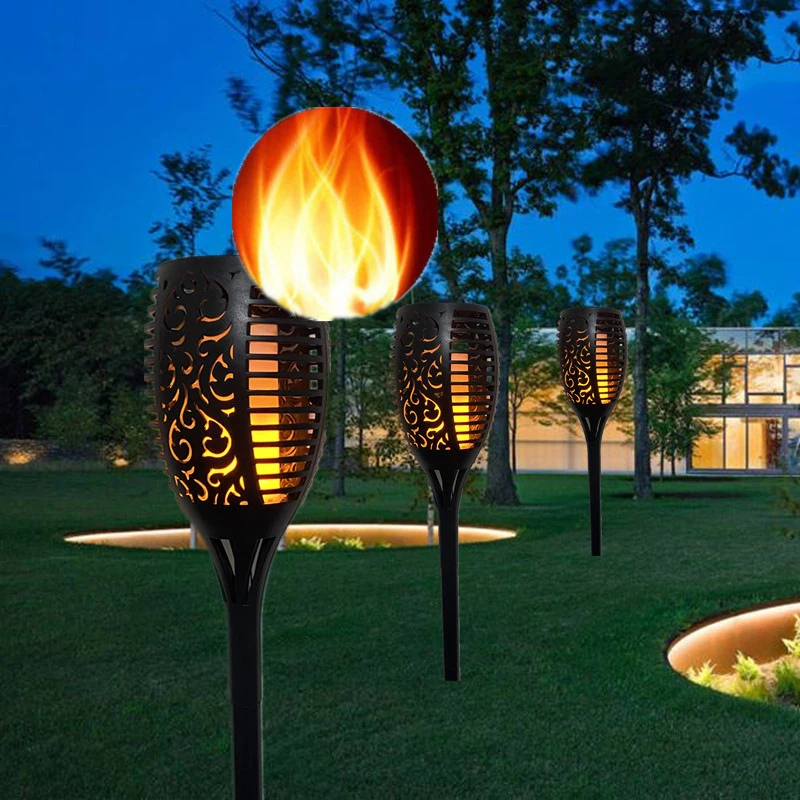 2023 مصباح حديقة مزخرف ملون مقاوم للماء للحديقة يعمل بالطاقة الشمسية #3