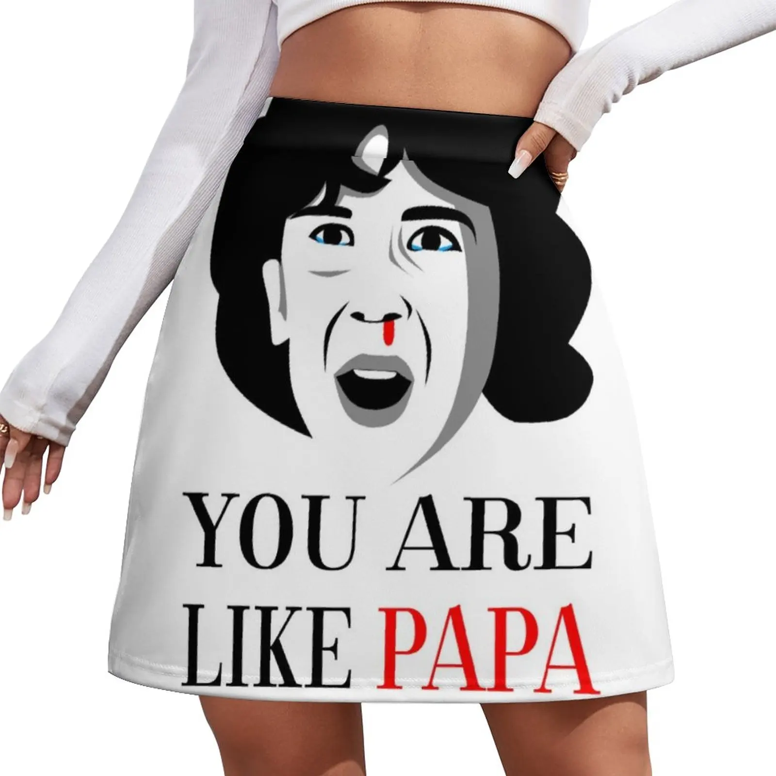 you are like papa Mini Skirt Woman short skirt japanese fashion japanese kawaii clothes
