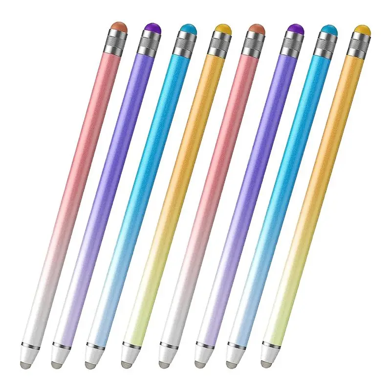 8 Pack Stylus Pens For Touch Screens, Capacitive 2 In 1 Precision Stylus With Dual-End High Sensitivity Stylus-AEF7