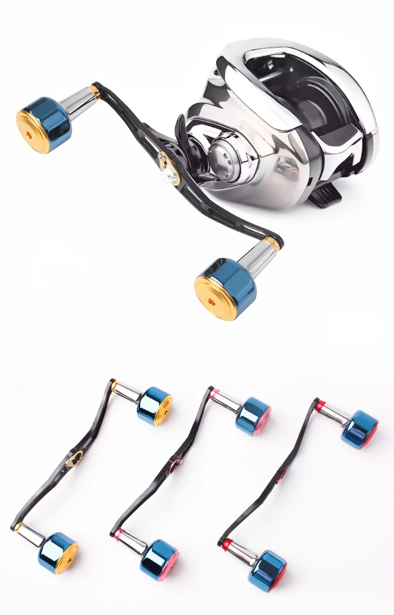 Umi Legierung Aluminium Materails Angelrolle Griff Schaftlänge 140mm Gewicht 50g/Stück Lochgröße 8x5/7x4mm für Dai/Sh/A DIY Zubehör – Detail 12