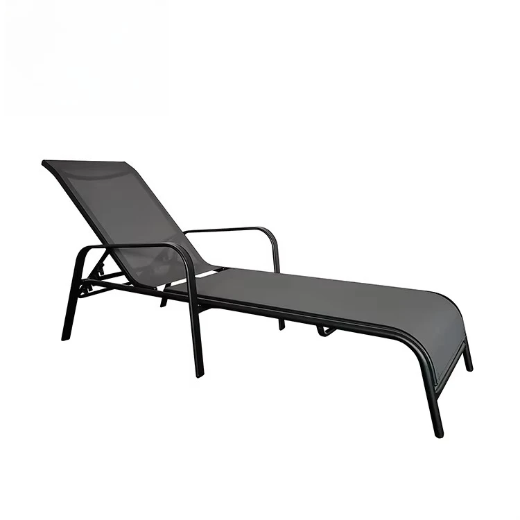 

Adjustable steel pipe reclining courtyard recliner recliner