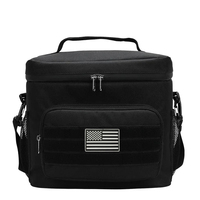 15 L Tactical outdoor waterproof camouflage bag wear-resistant Oxford portable insulation duty camping convenient lunch box