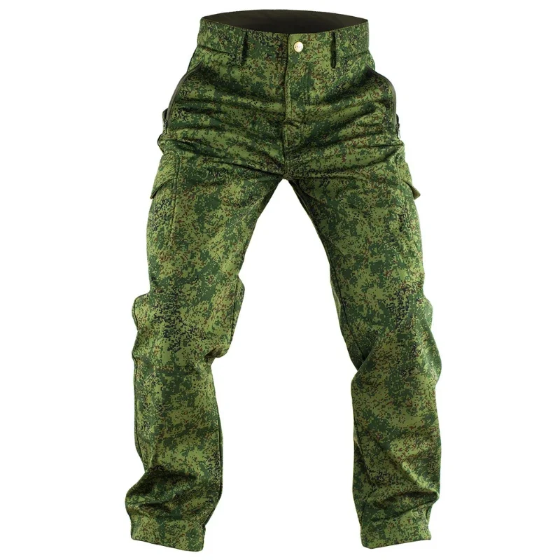 Waterdichte Winddichte Trainingsset Mannen Haai Huid Soft Shell Russische Camo Kleding Sneldrogende Tactische Jas Cargo Broek Pak