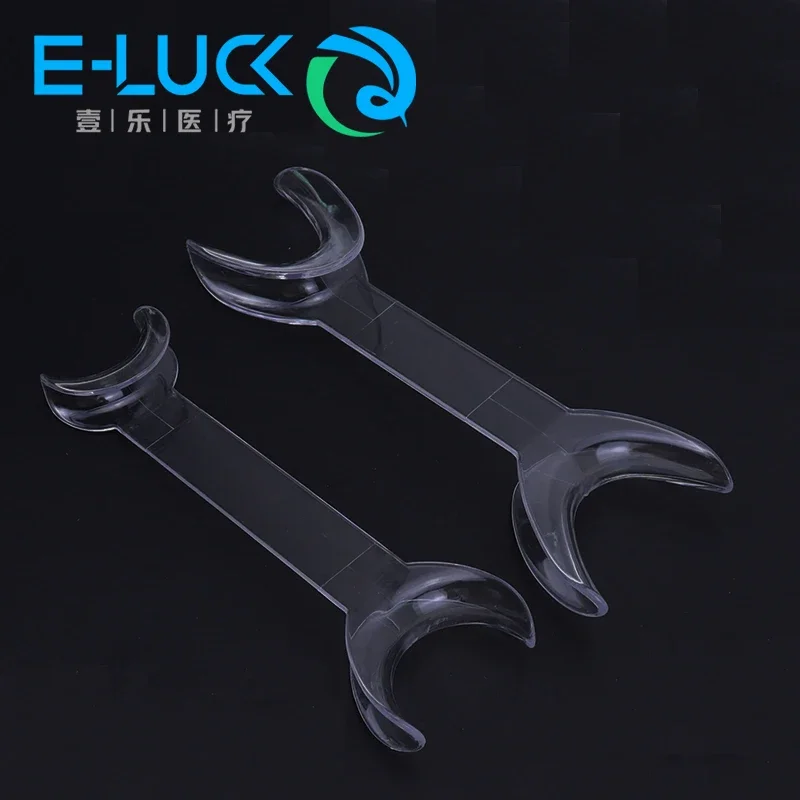 2 Pack Oral Mouth Opener T Shape White Double Head Cheek Retractor Orthodontic Dentistry Materials