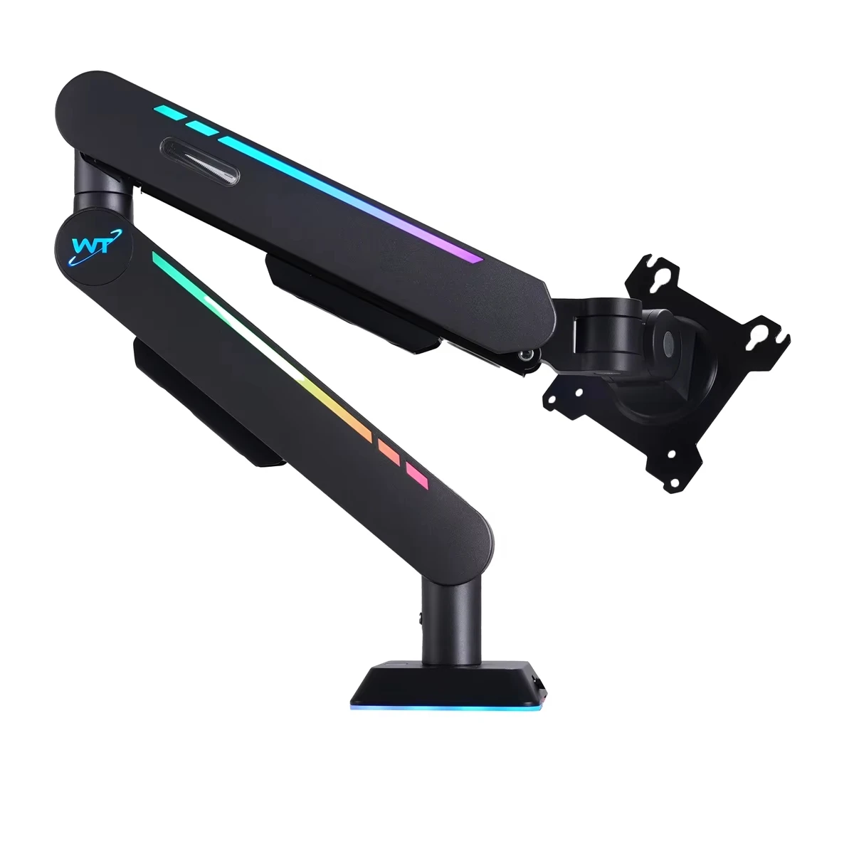 Wholesale Mechanical Spring Full Motion Single Arm Desktop Computer Mount Bracket