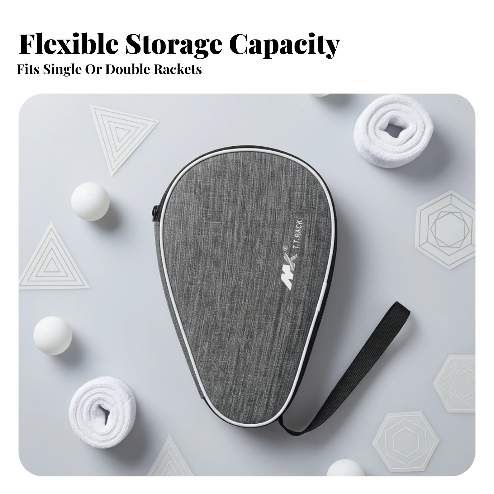 Portable Table Tennis Paddle Case Table Tennis Paddle Case Table Tennis Racket Cover Soft Shell