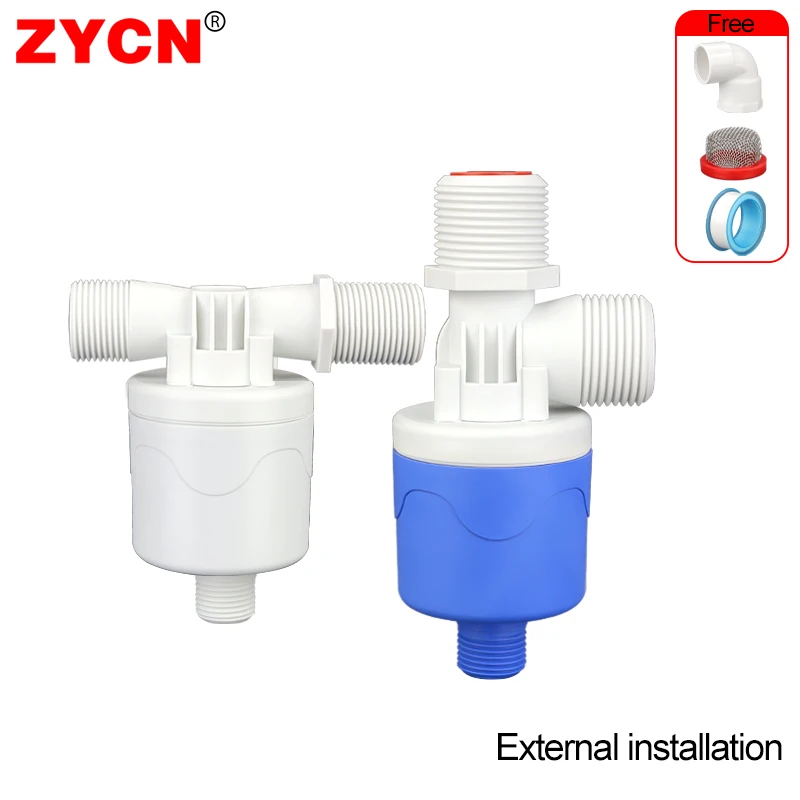 1/2" Water Level Control Valve External Installation Float Switch 3/4" 1" Water Shortage Self Opening Ball Valve Tank Tower Pool