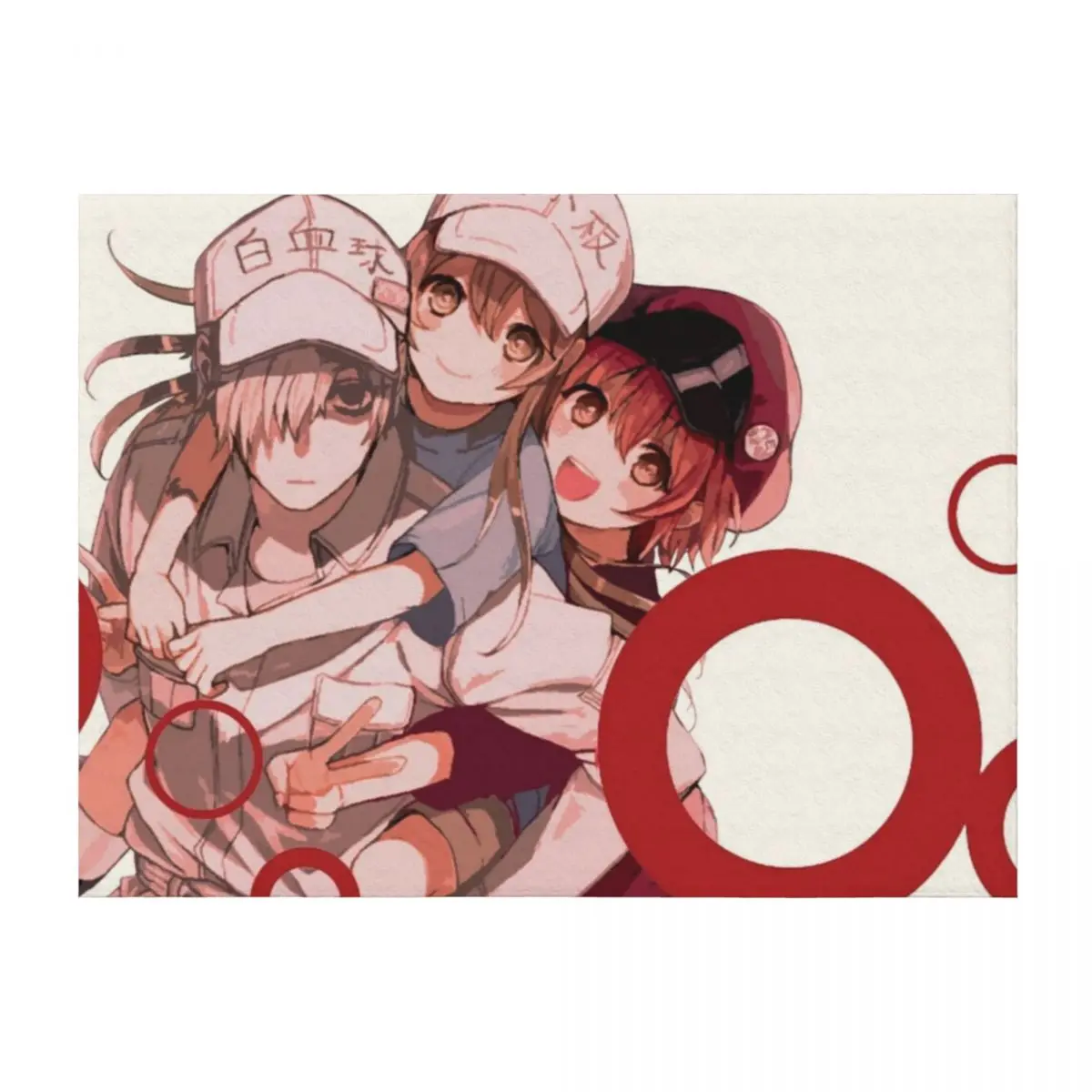 

Cells At Work 2 Throw Blanket Tourist Moving for sofa Luxury St Blankets