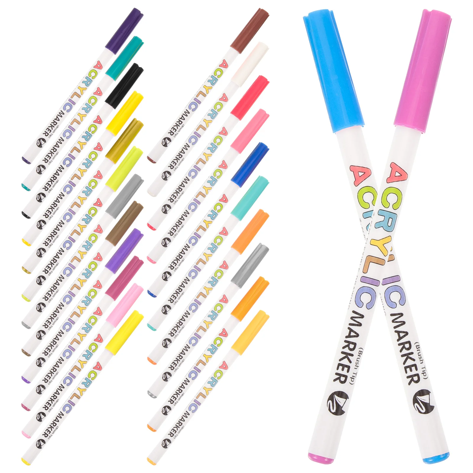 

Mark Stroke Brush Paint Makers Fine Pen Drawing Pens Painting Supplies Markers for Plastic Graffiti Color