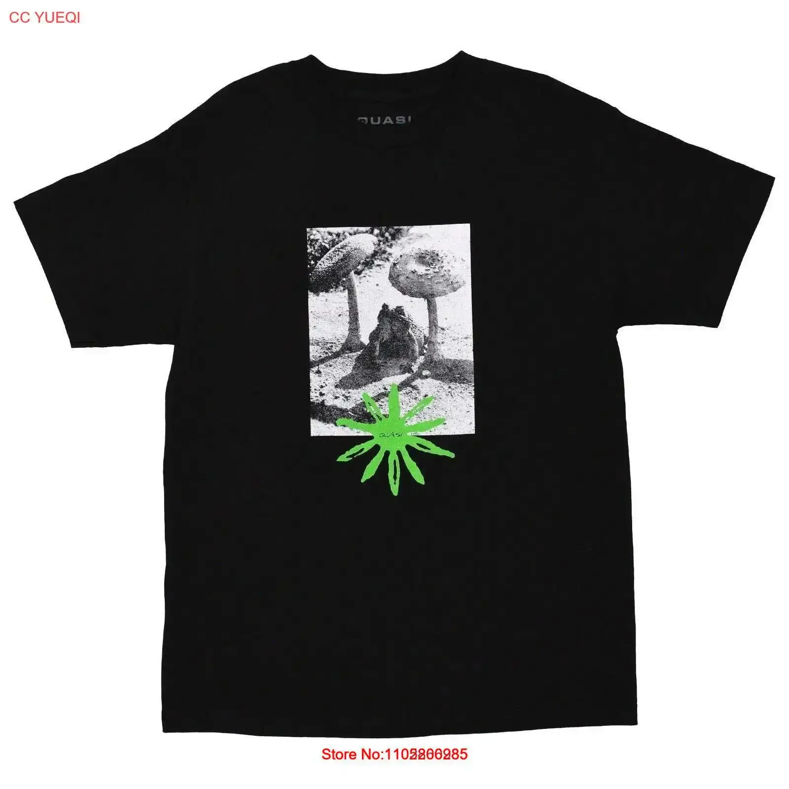 Brand New Mens Quasi Toad T shirt Black vintage Washed fashion homme Stretched Casual Slightly Top For Everyday Wear streetwear